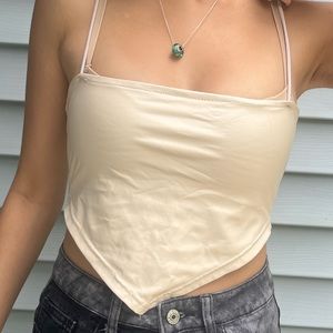 beige forever 21 top size small